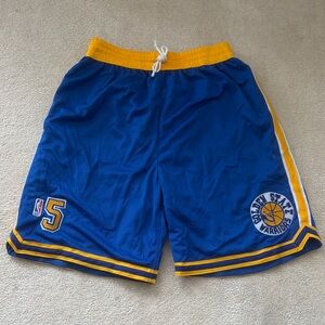 Golden State Warriors Blue & Yellow Men's Basketball Shorts